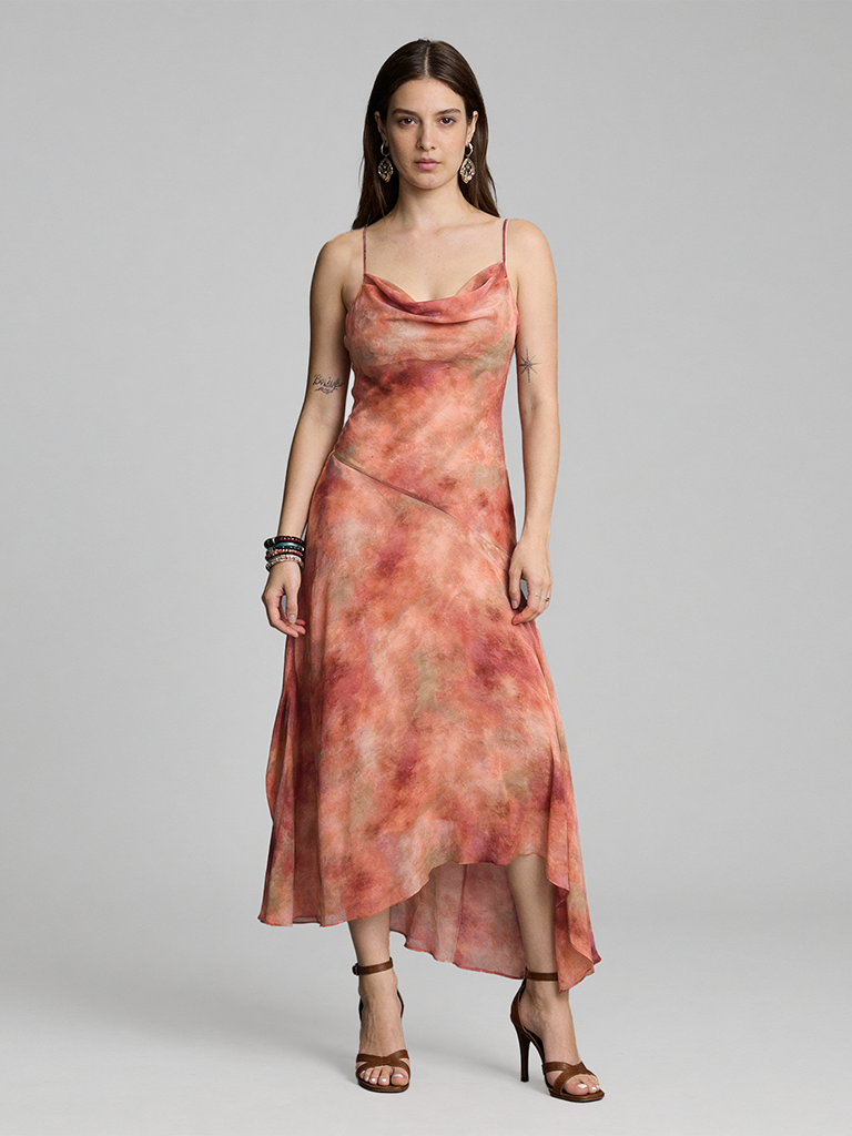 Coral Sunset Dress