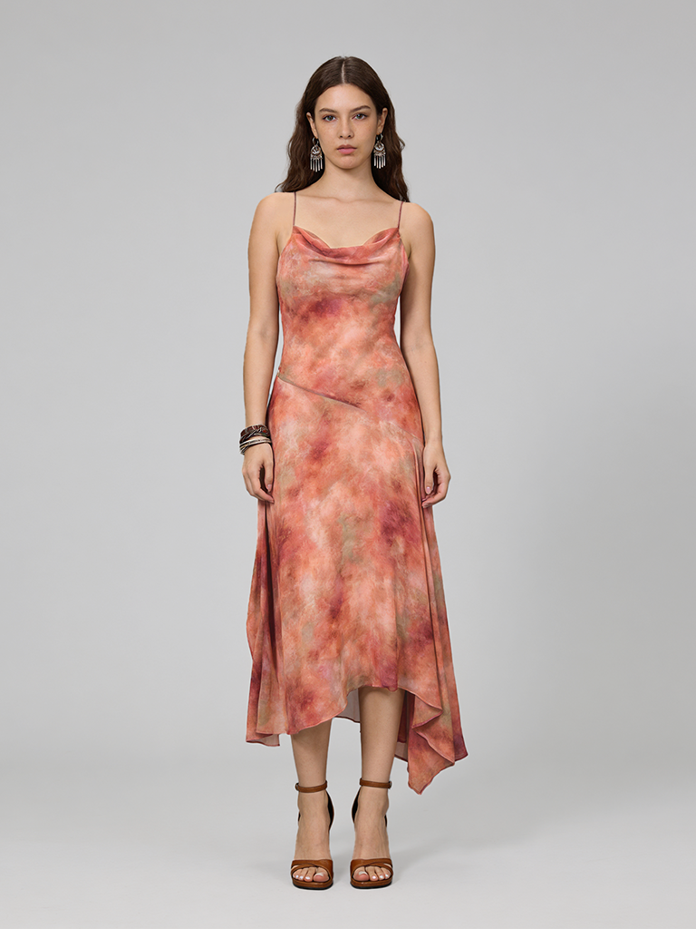 Coral Sunset Dress