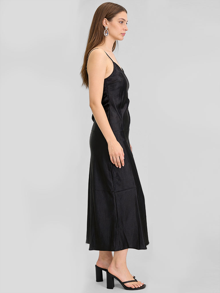 Classic Black Slip Dress