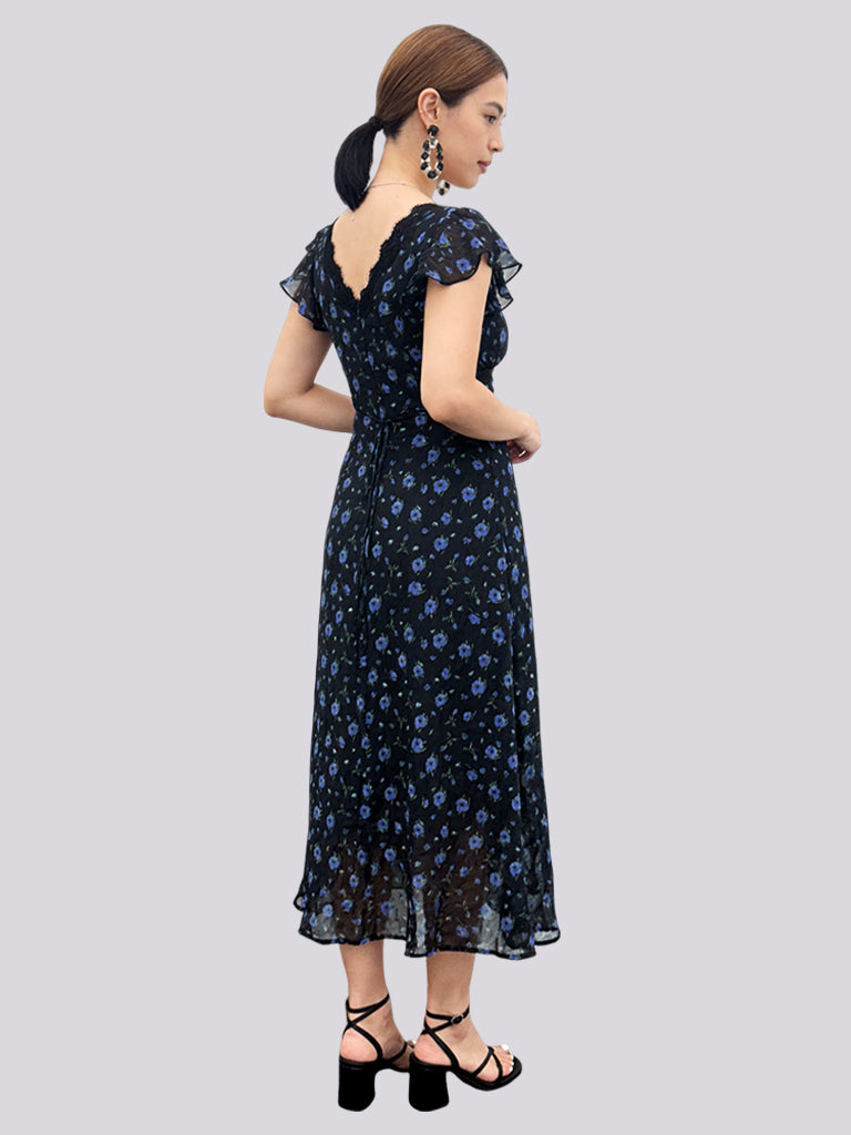 Midnight Bloom Maxi Dress