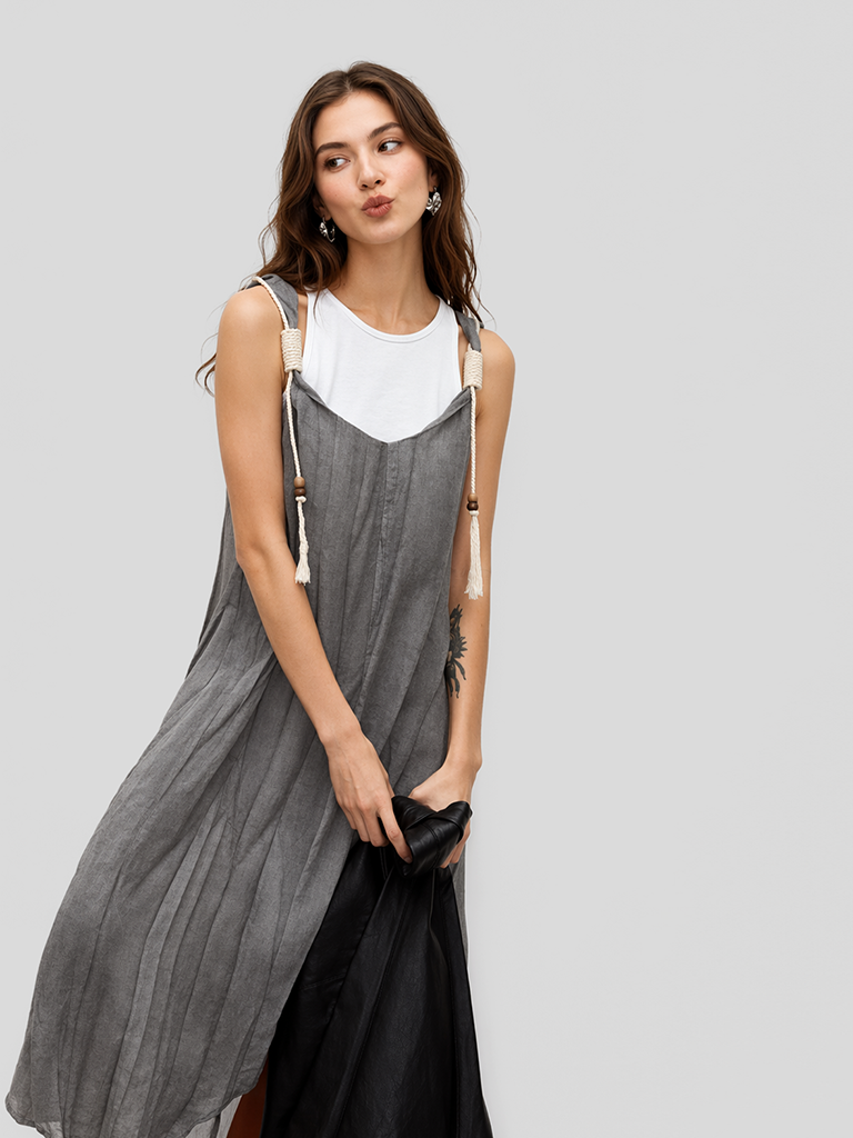 Soft Grey Maxi