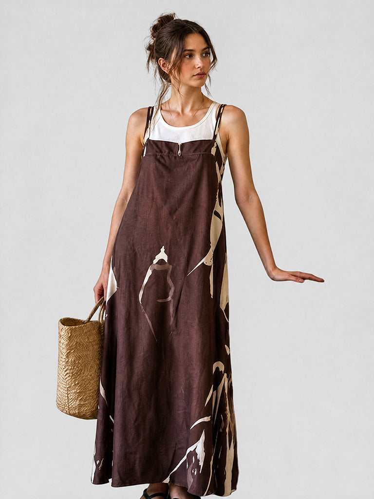 Brown Charm Dress