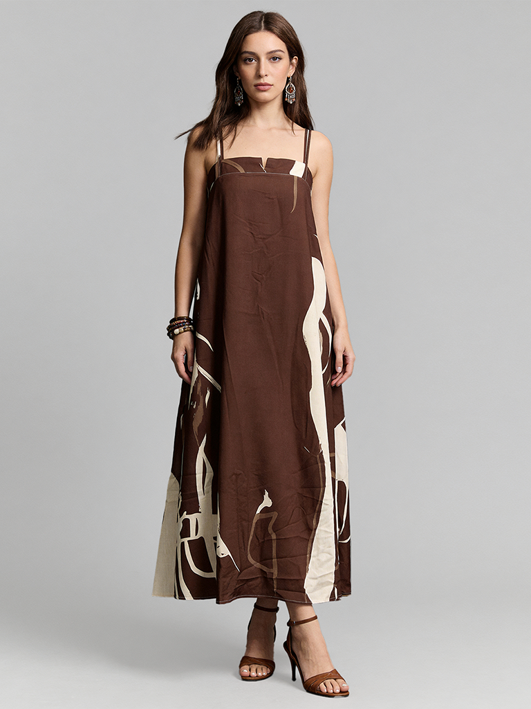 Brown Charm Dress