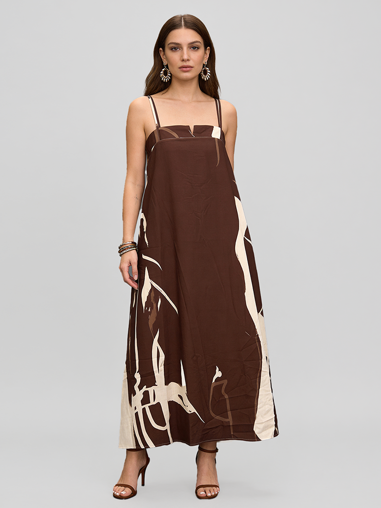 Brown Charm Dress