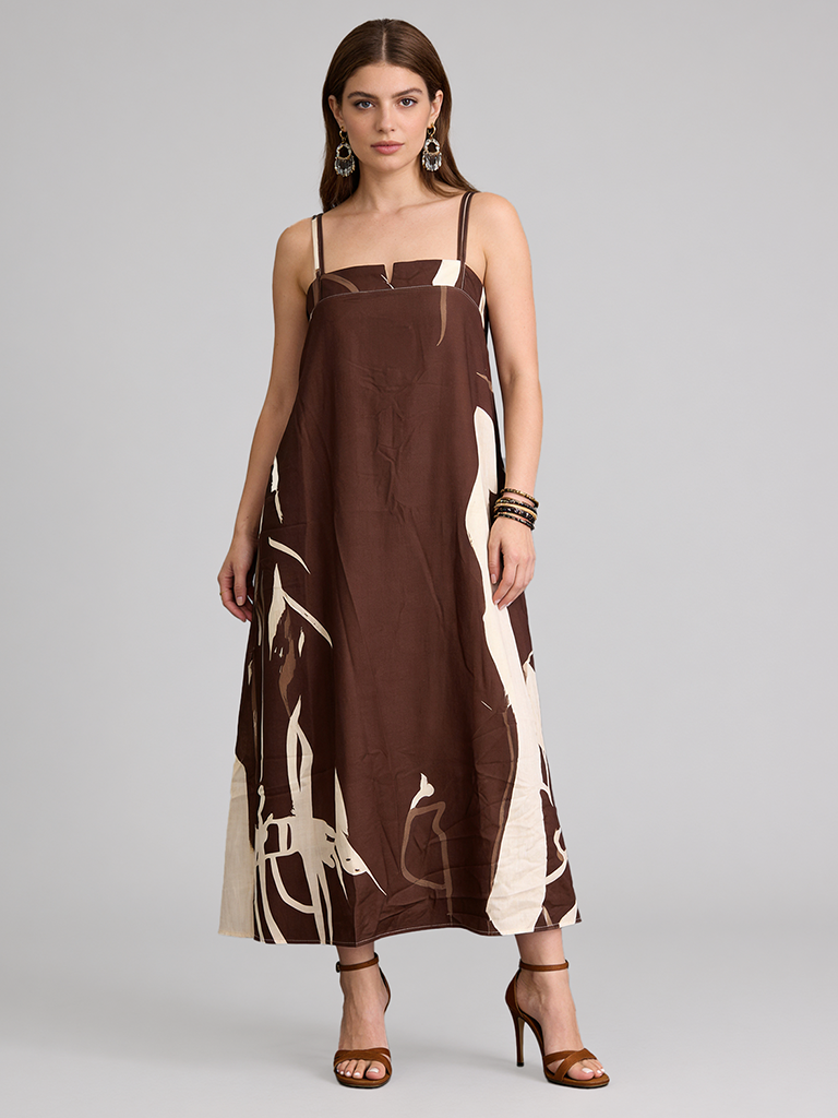 Brown Charm Dress