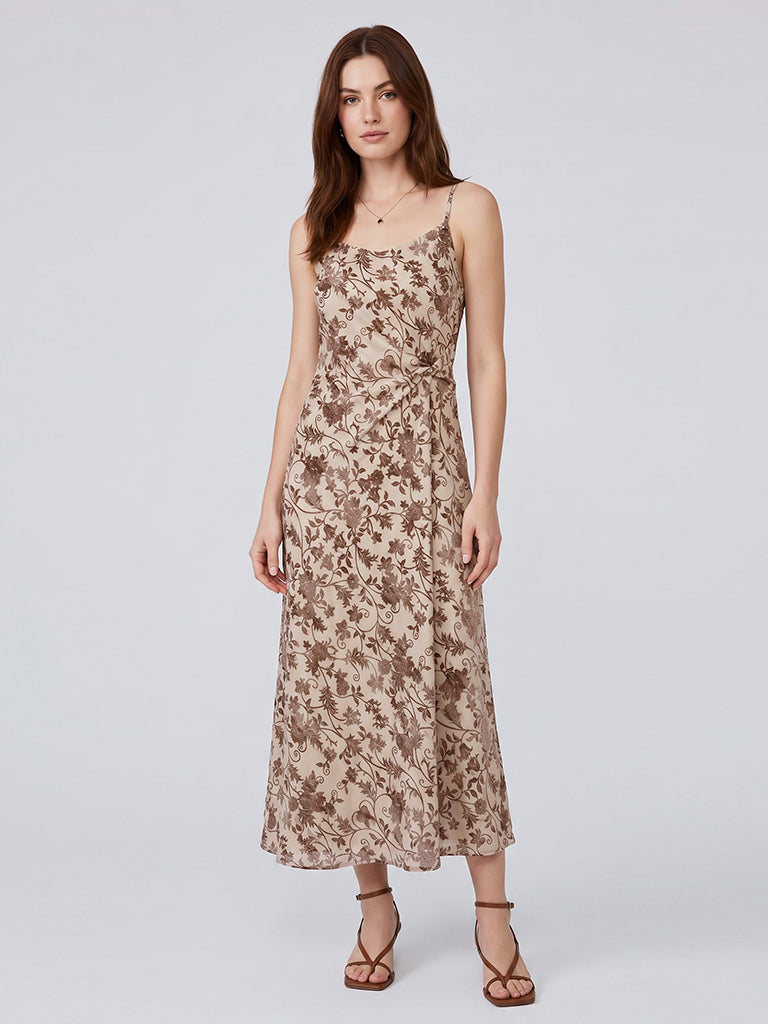Beige Elegance Dress