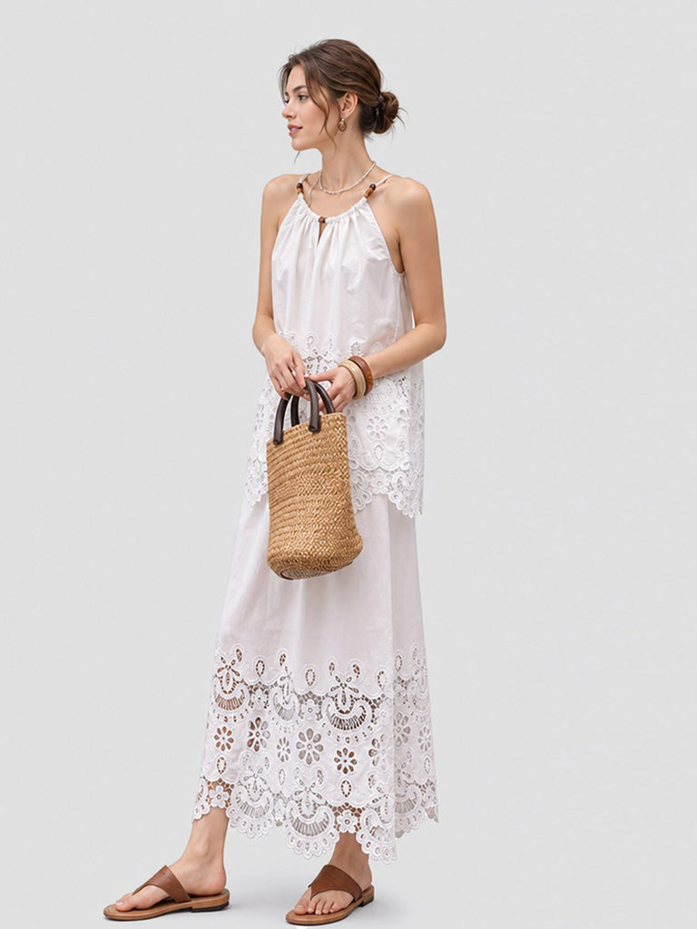 White Lace Maxi