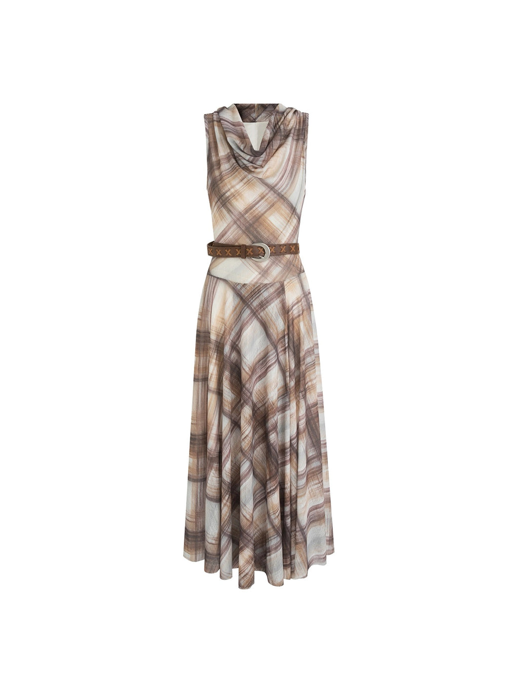 Plaid Maxi Dress