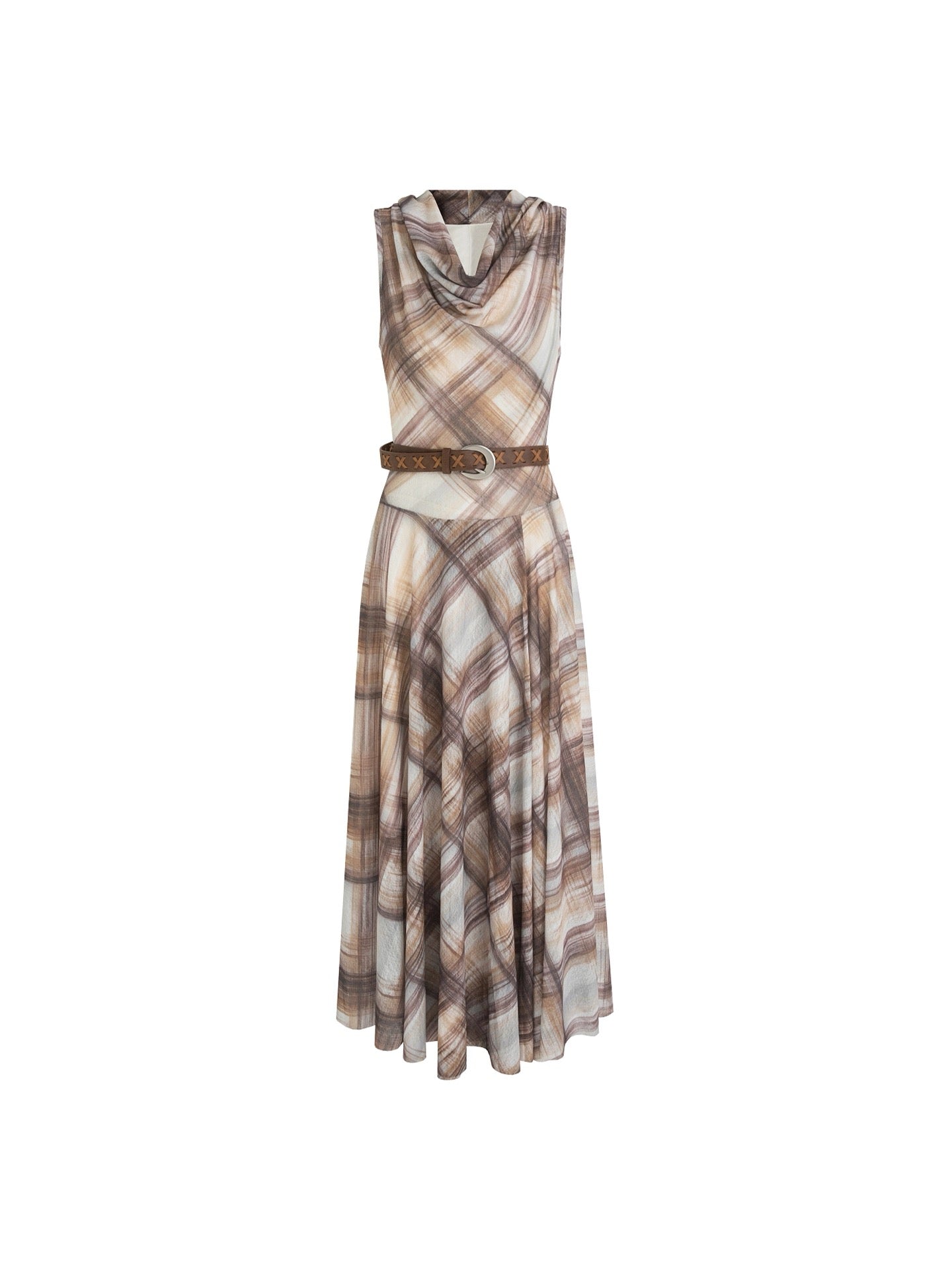 Plaid Maxi Dress