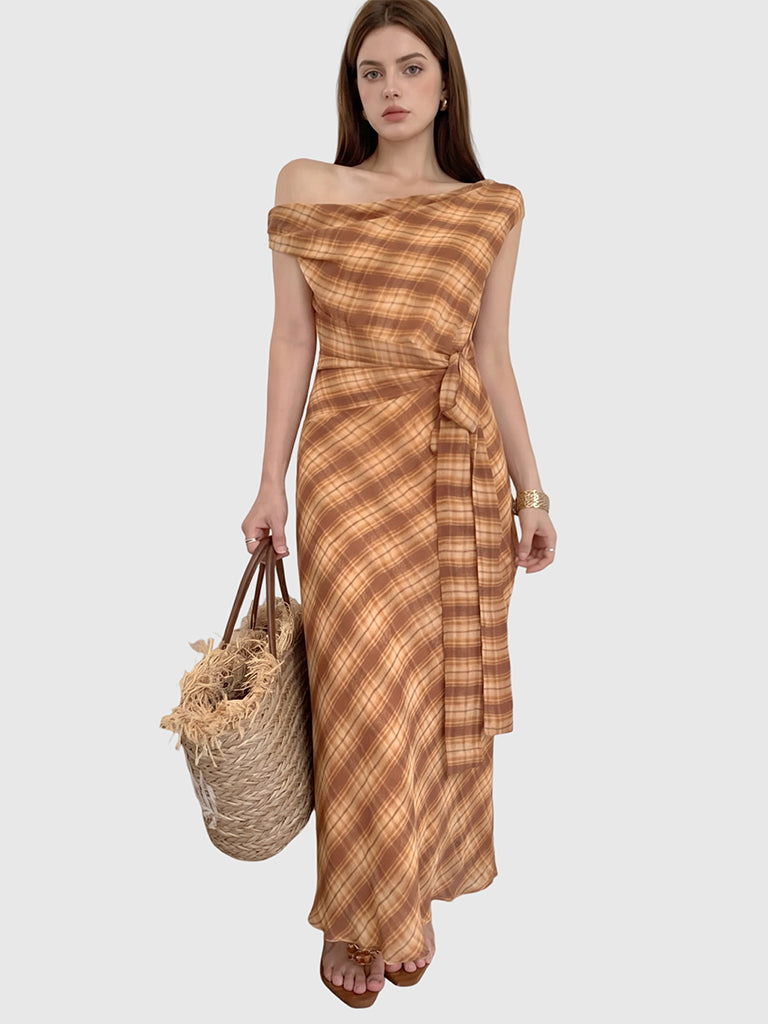 Autumn Plaid Dress