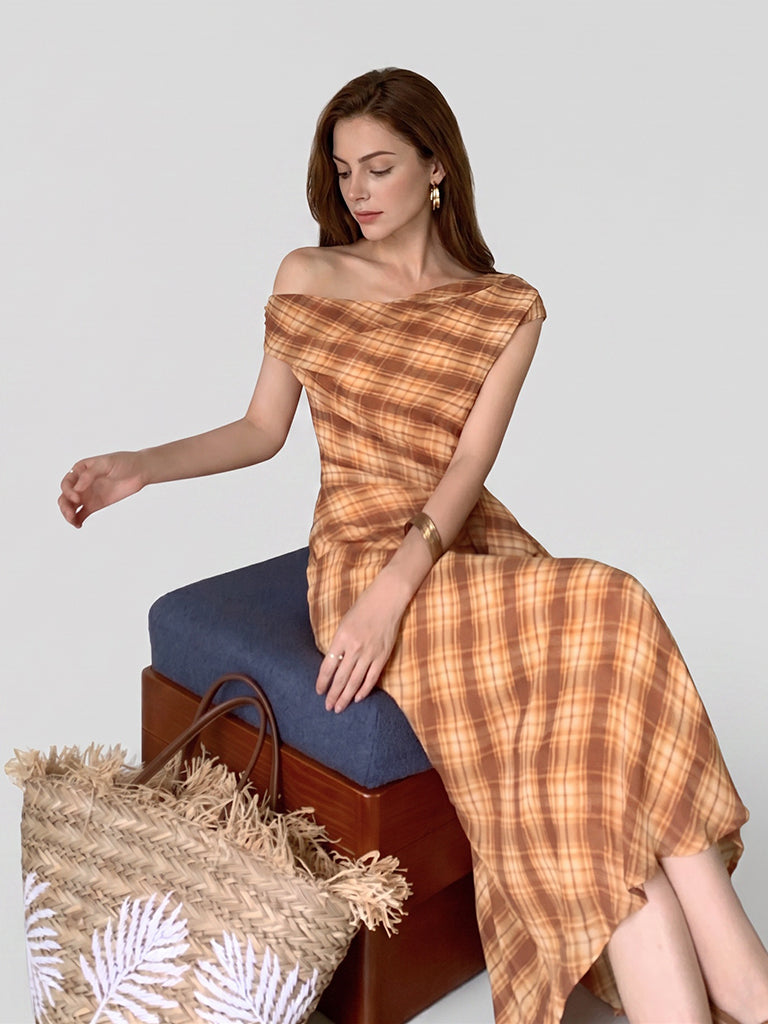 Autumn Plaid Dress