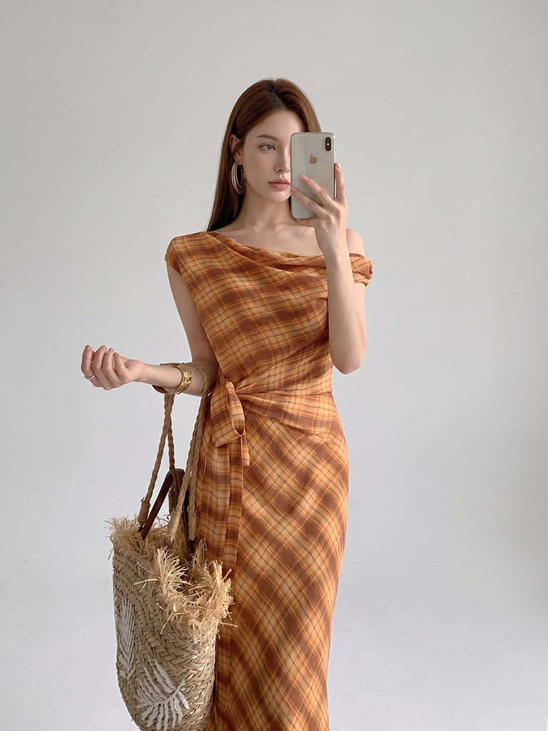 Autumn Plaid Dress