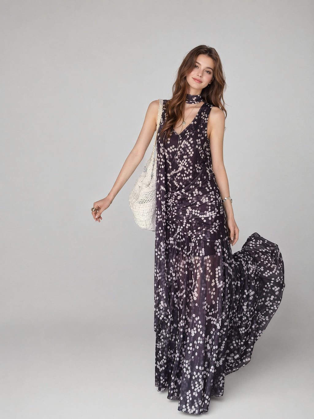 Polka Dot Maxi