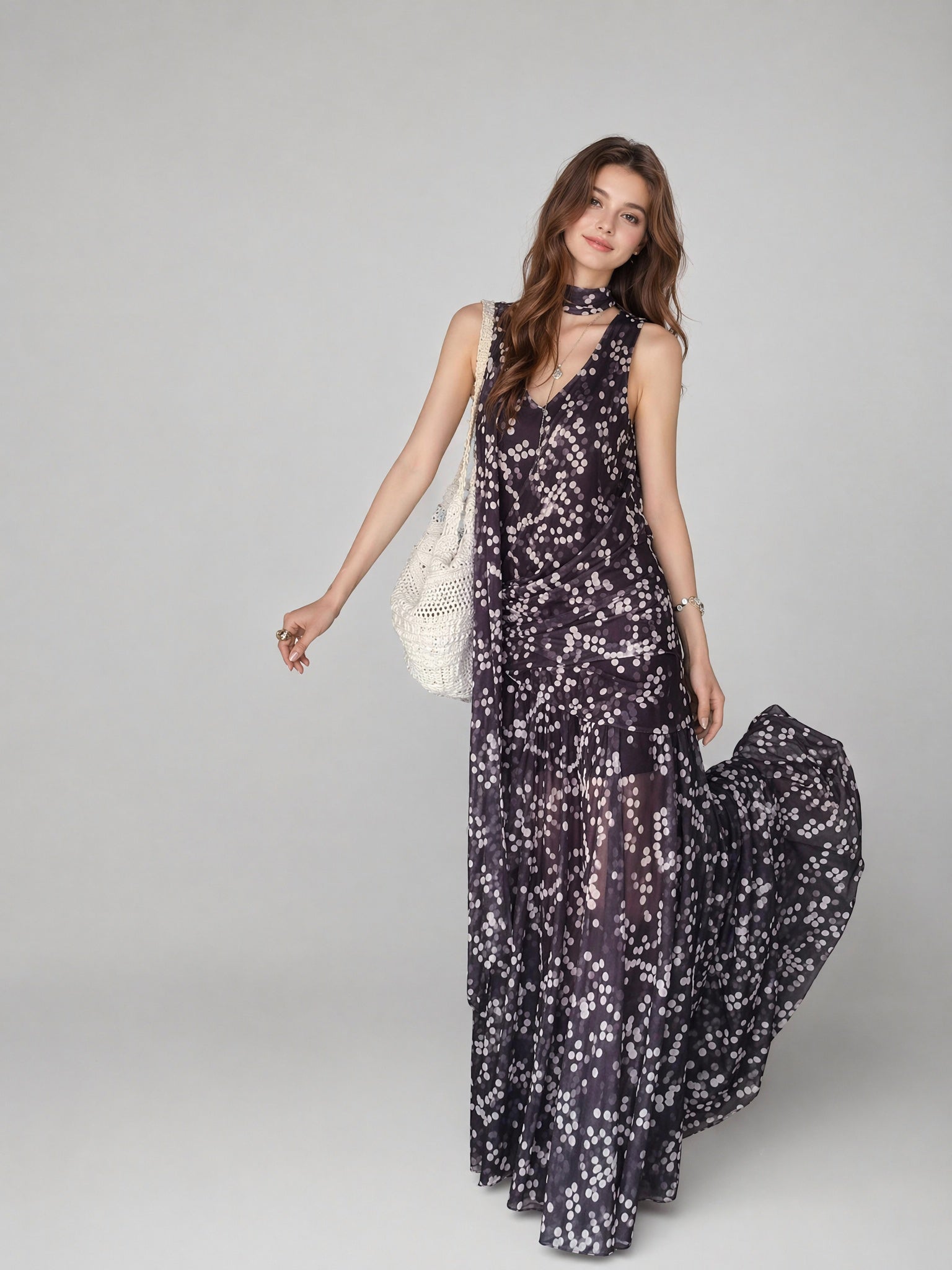 Polka Dot Maxi