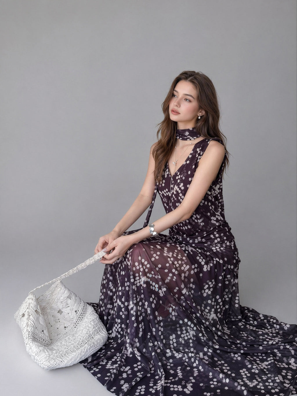 Polka Dot Maxi