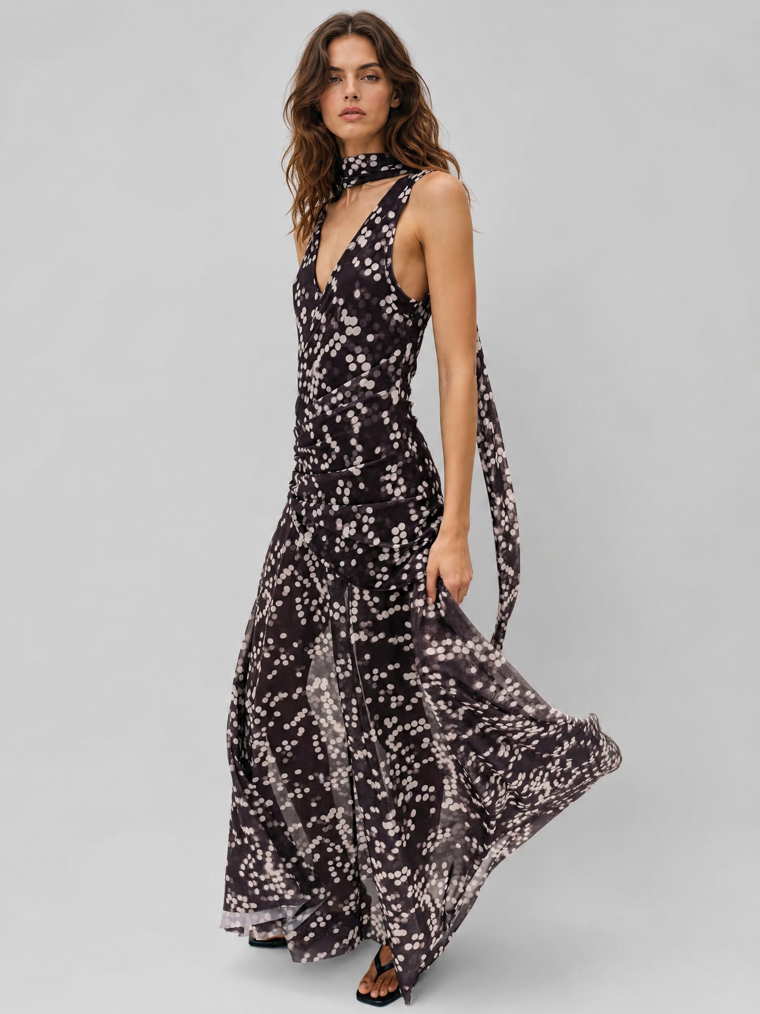 Polka Dot Maxi