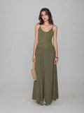 Olive Breeze Maxi Dress