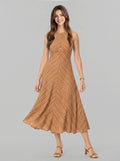 Sunset Stripe Maxi Dress
