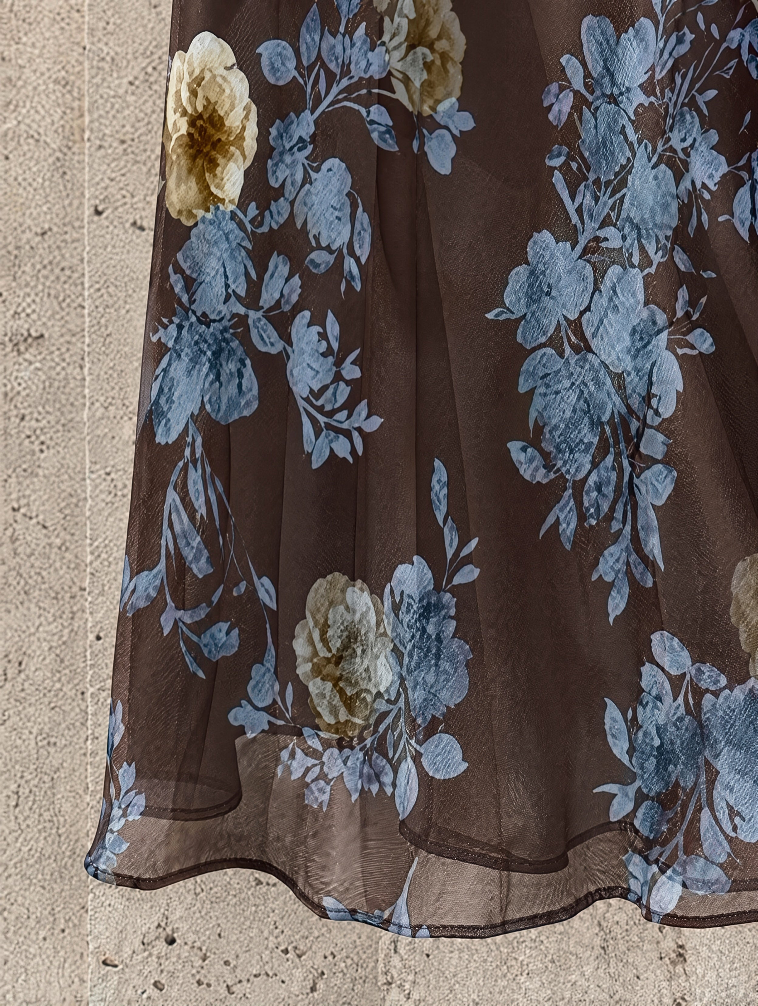 Moonlit Floral Maxi Dress