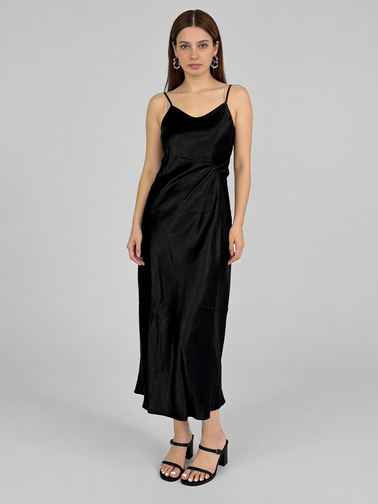 Classic Black Slip Dress