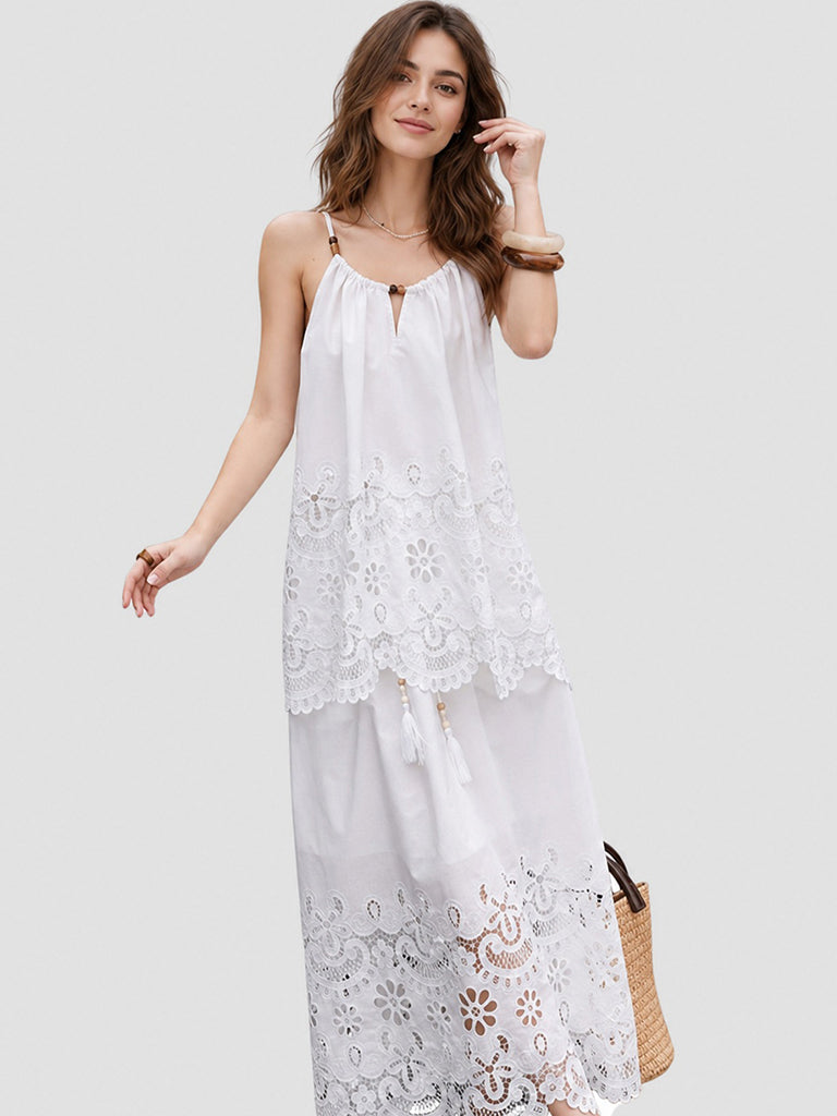 White Lace Maxi