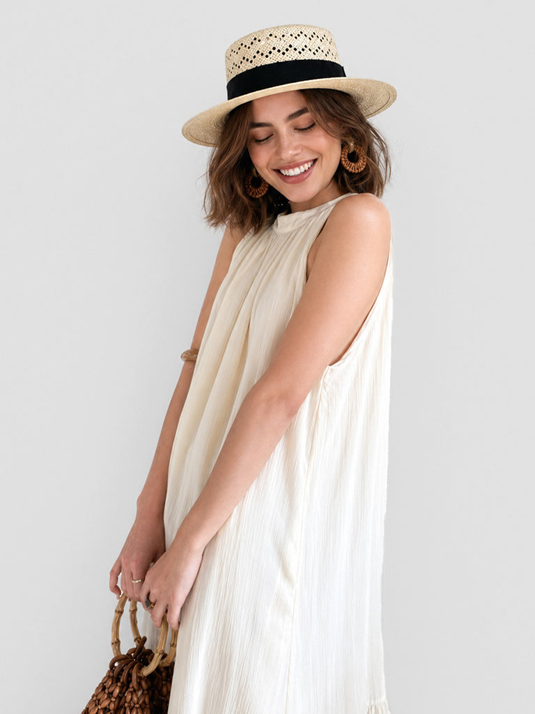 Cream Flow Maxi
