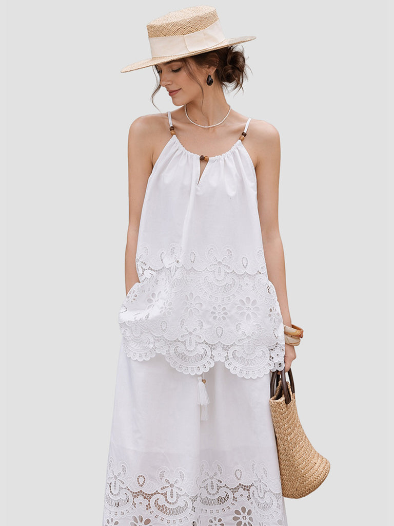White Lace Maxi