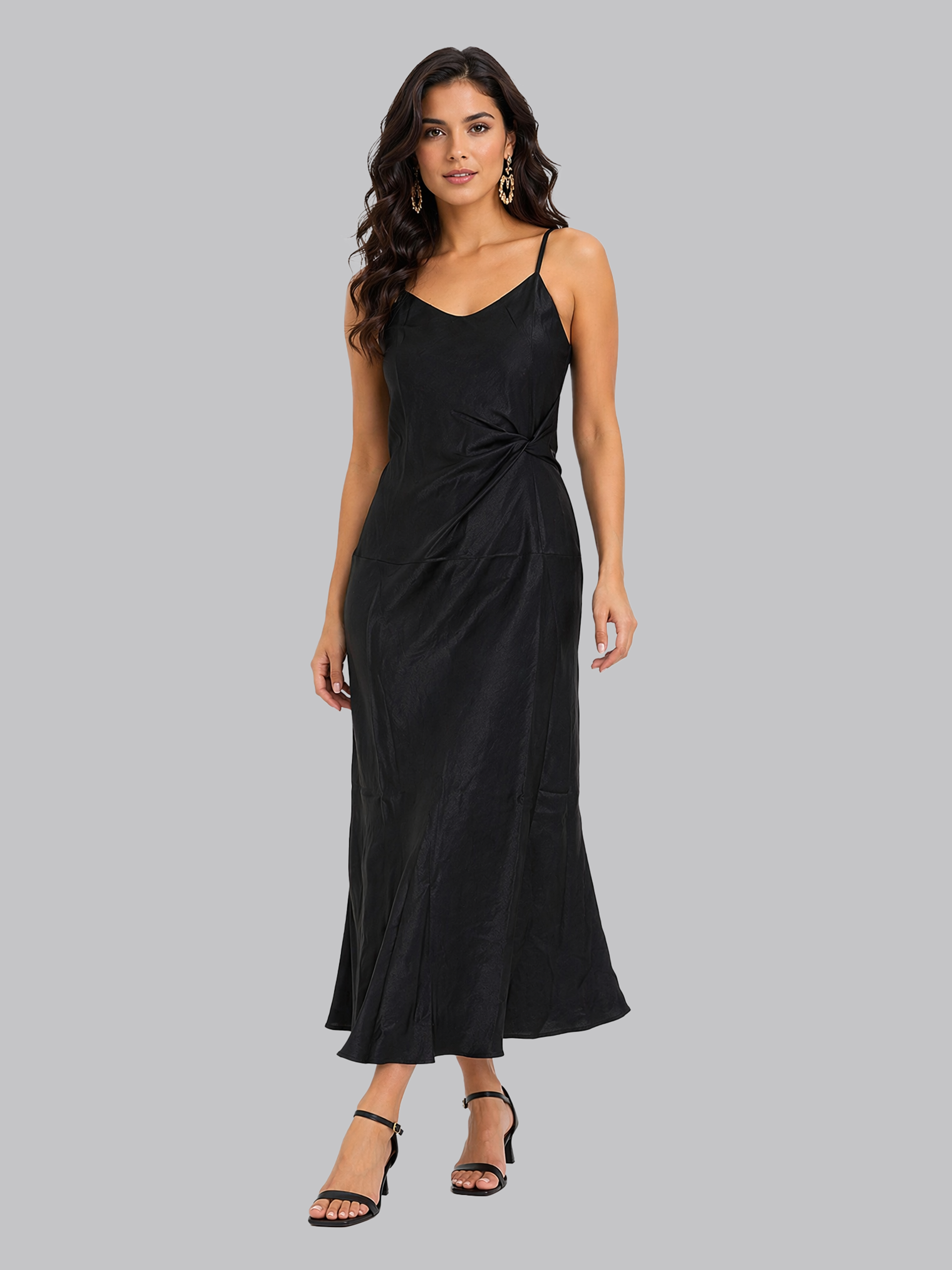 Classic Black Slip Dress