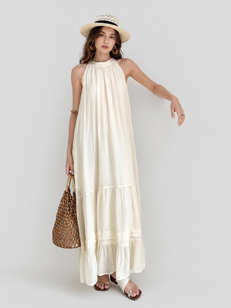 Cream Flow Maxi
