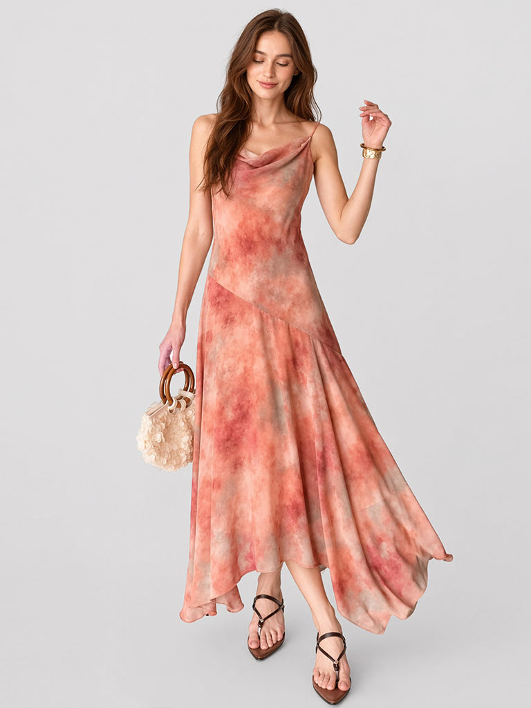 Coral Sunset Dress