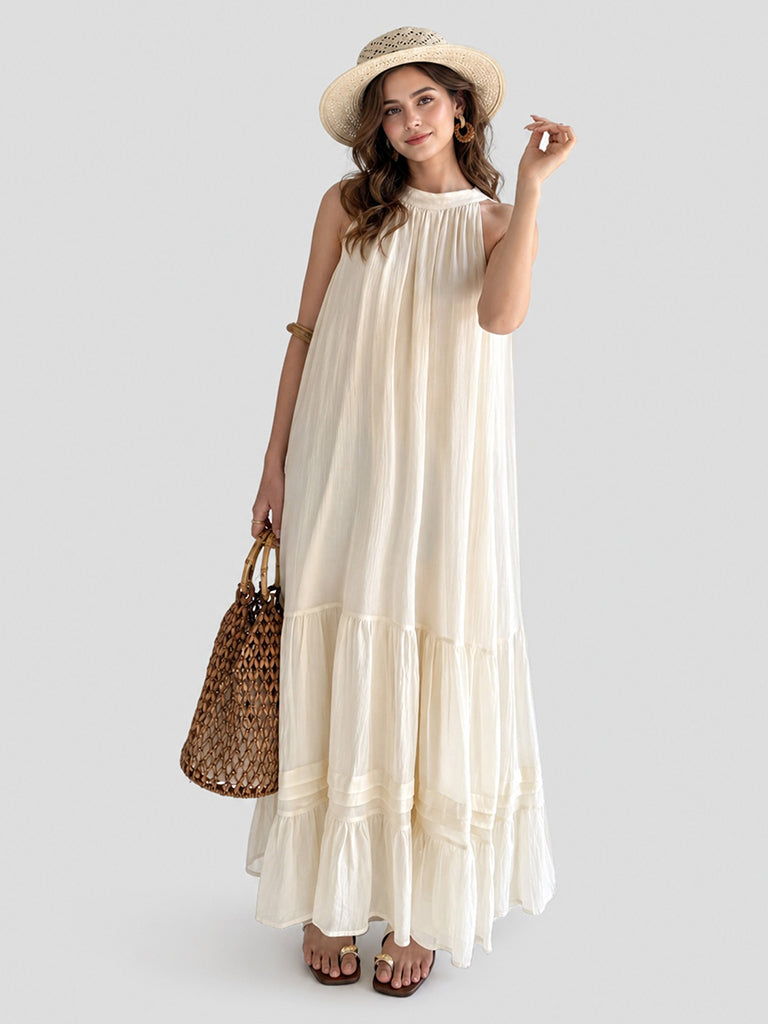 Cream Flow Maxi