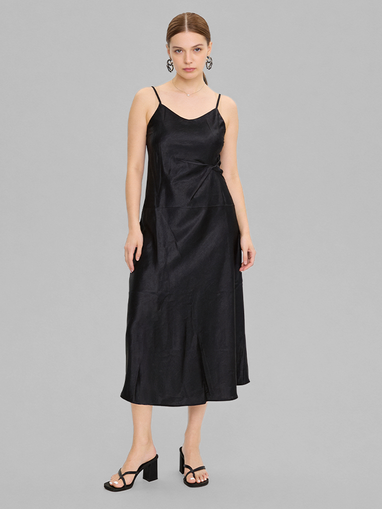 Classic Black Slip Dress