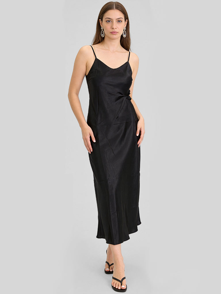 Classic Black Slip Dress