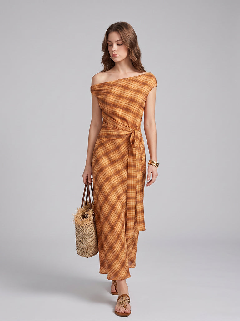 Autumn Plaid Dress