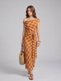Autumn Plaid Dress