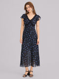 Midnight Bloom Maxi Dress