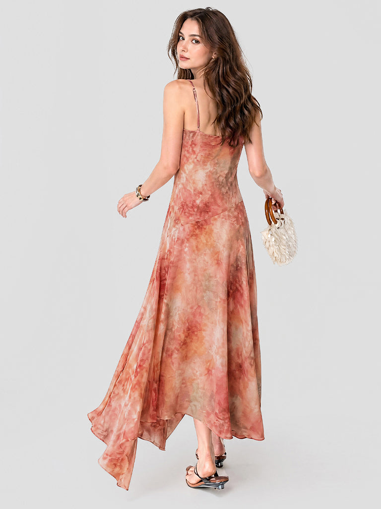 Coral Sunset Dress
