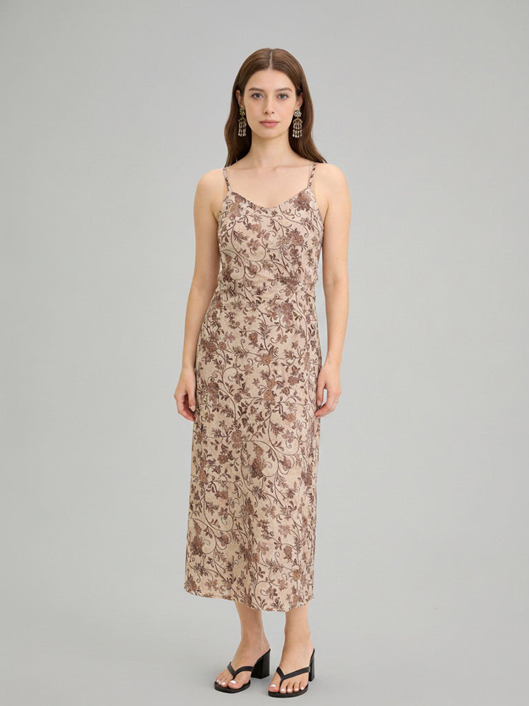 Beige Elegance Dress
