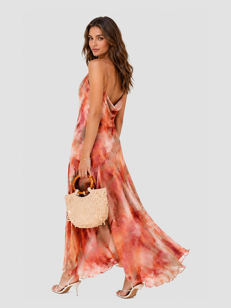 Coral Sunset Dress