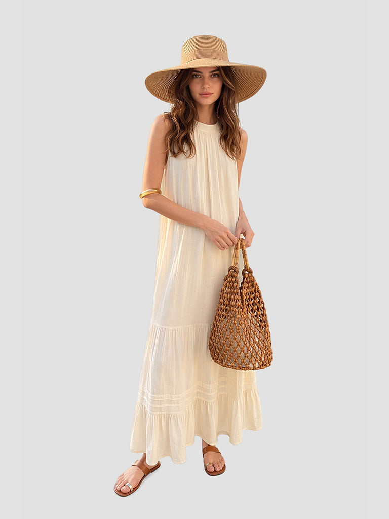 Cream Flow Maxi