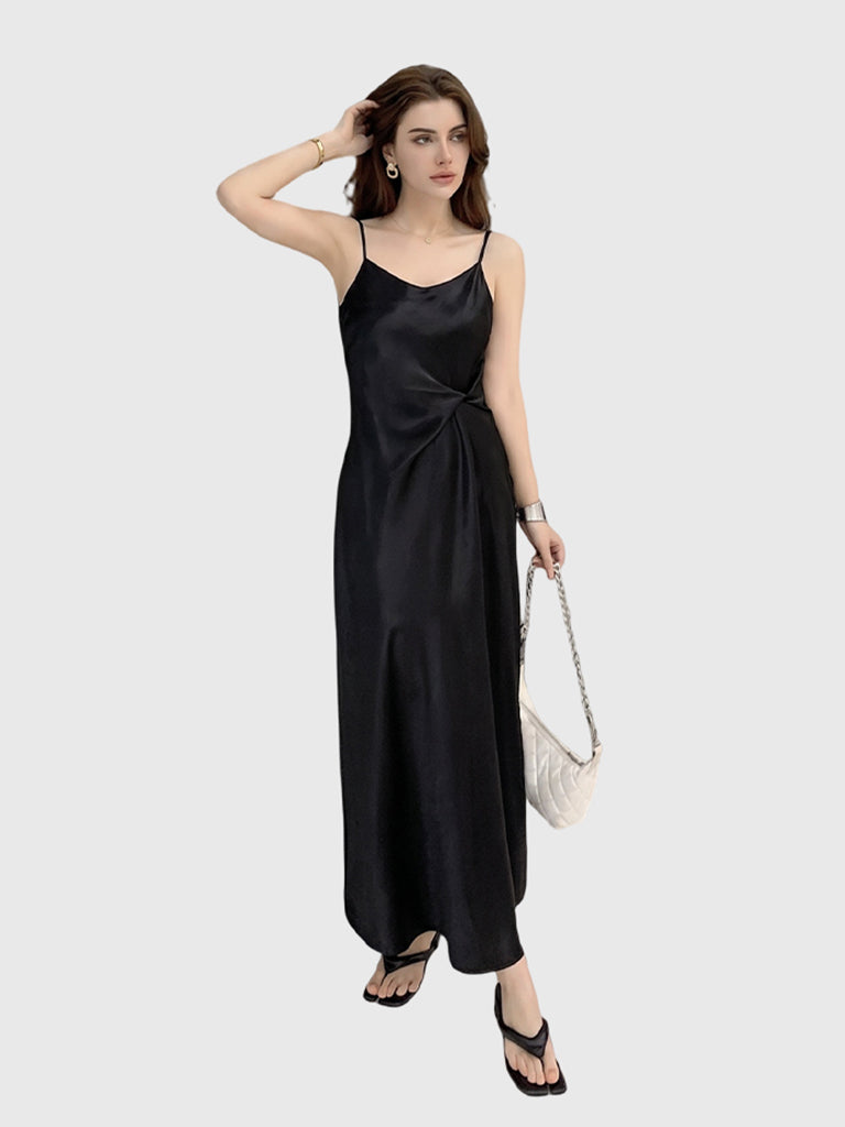 Classic Black Slip Dress