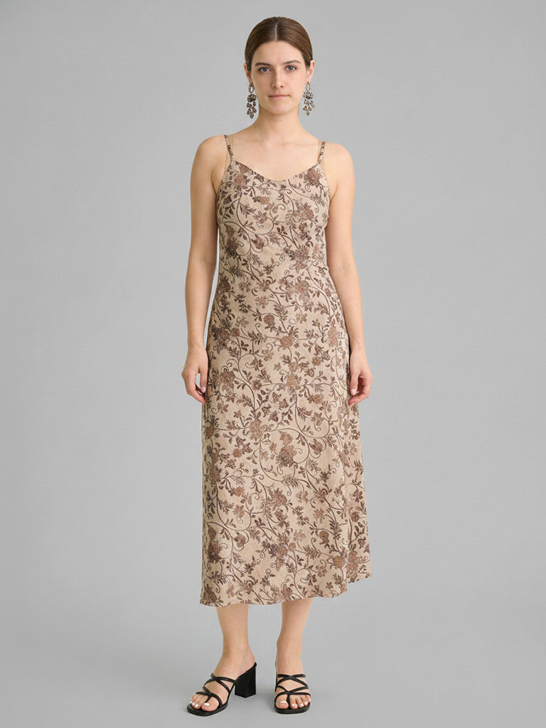 Beige Elegance Dress
